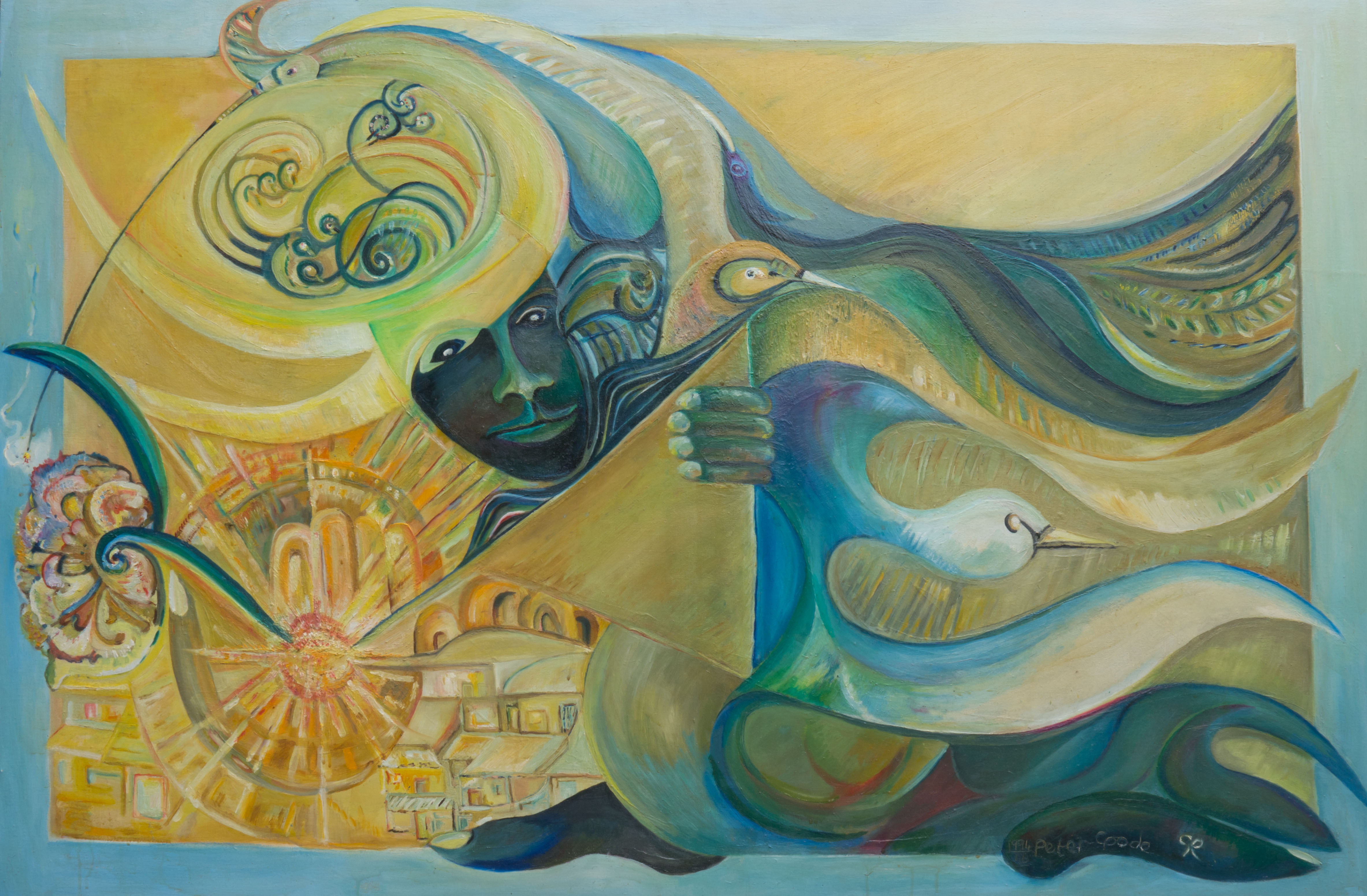 Peinture de Peter Goode, A Touch of Pollen