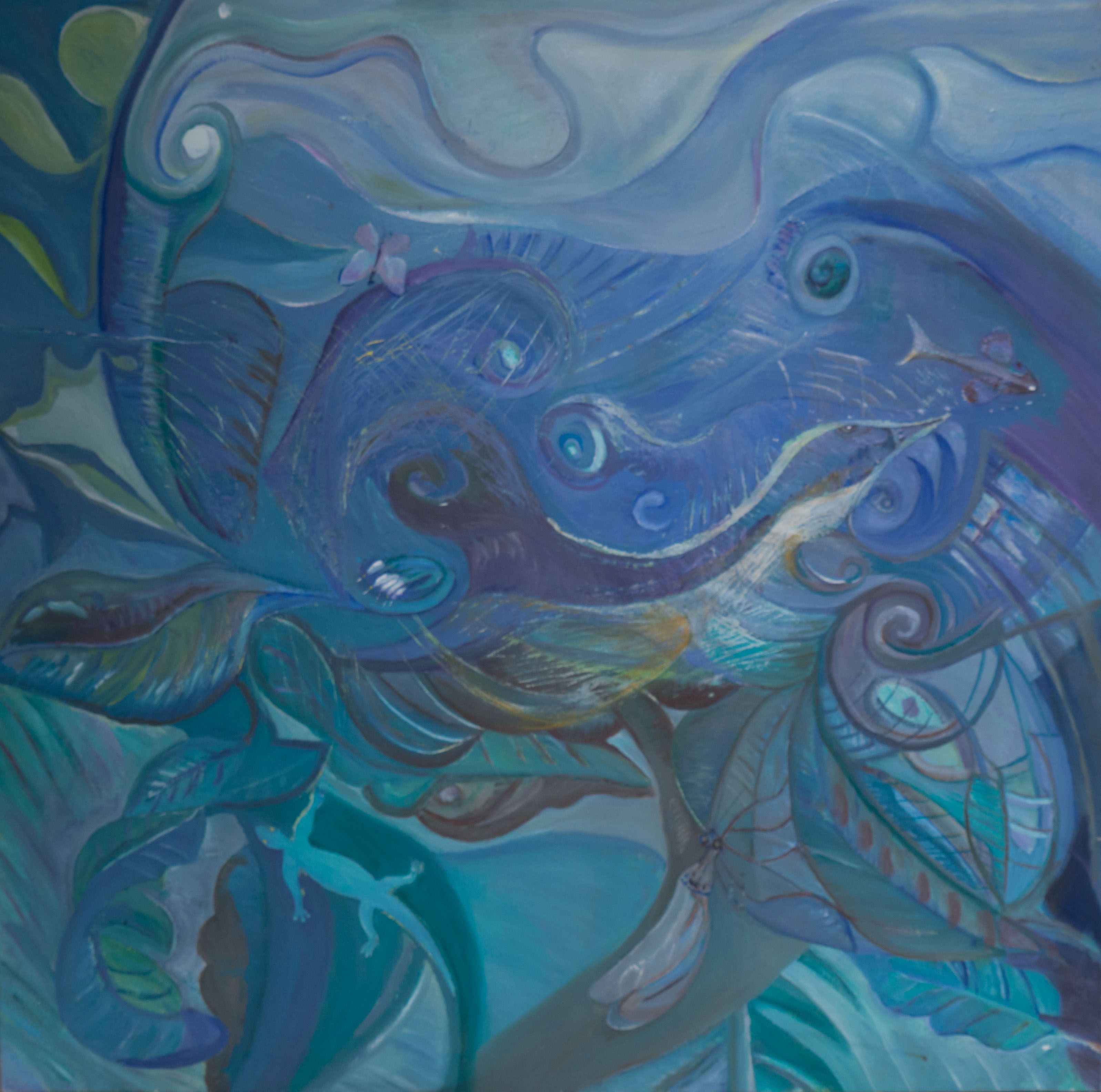 Epicentre of Water painting